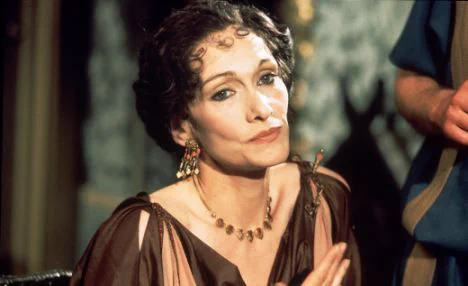 Sian Phillips in I Claudius. See her on stage this Sunday 16 October at 4pm with Stephen Greif at the Hellenic Centre