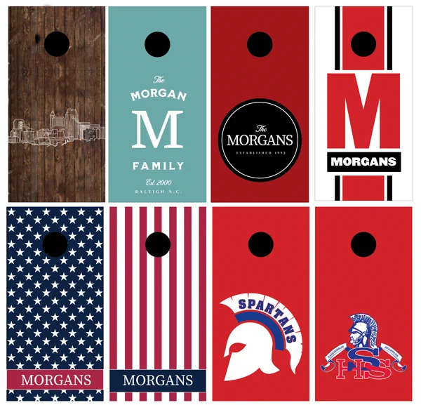 Hand-Crafted, All-Weather Cornhole Set with Custom Graphics