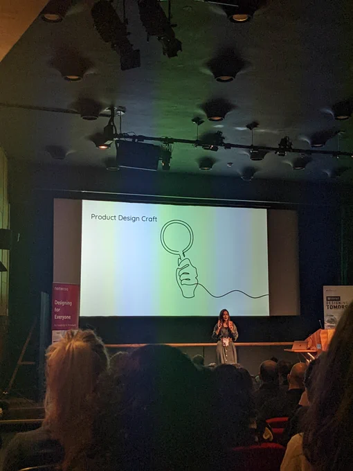 Photo of Deepika's slide 