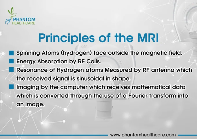 Principles of the MRI

1. Spinning Atoms (hydrogen) face outside the magnetic field
2. Energy Absorption by RF Coils.
3. Resonance of Hydrogen atoms Measured by RF antenna which the received signal is sinusoidal in shape
4. Imaging by the computer which receives mathematical data, which is converted through the use of a Fourier transform into an image

#mri #superconductive #magnet #magneticresonance #magnetic #magneticresonanceimgaging #medicalimaging #medicaldevices #medicaldevice #medicalequipment #medicaldevicesales #Ctscan #mriscan #radiology #radiographer #radiography #radiologytechnologist #radiologyai #radiologist #medicalscan #ctscan #Ct #medicalscan