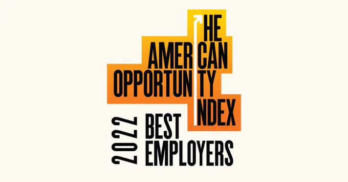 Logo: American Opportunity Index 2022 Best Employers
