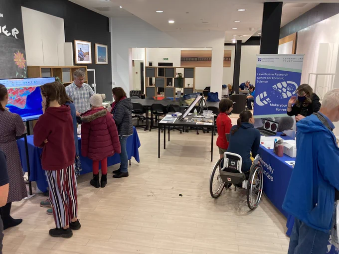 A view of the public outreach event in Dundee