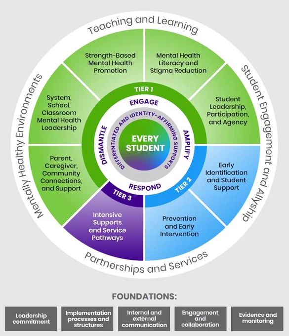 A detailed circular graphic showing the strategy. The description is available on the web page. 
