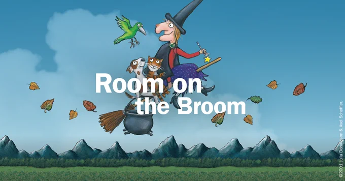 Room on the broom illustration 