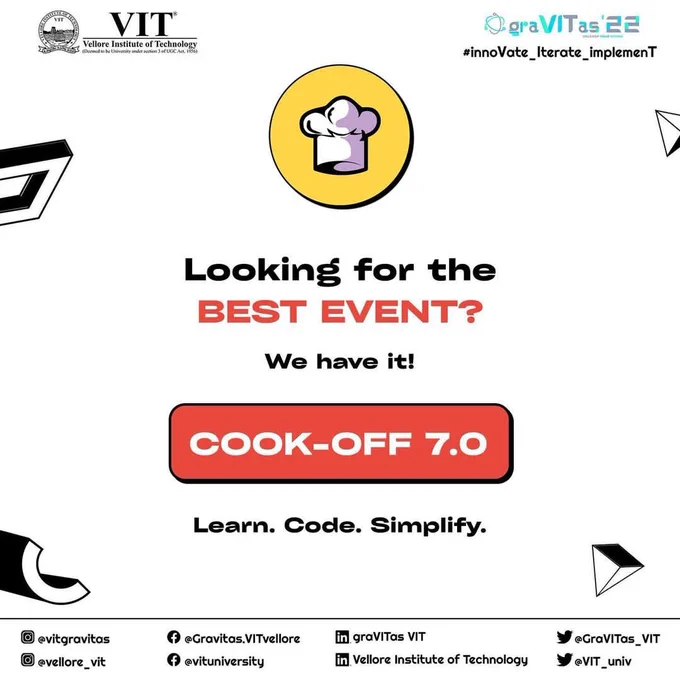 CookOff is the best event in GraVITas.