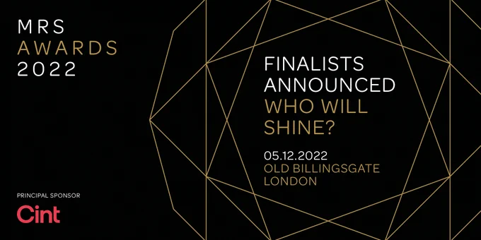 MRS AWARDS 2022 - FINALISTS ANNOUNCED - WHO WILL SHINE? Principal Sponsor: CInt. 05.12.2022, Old Billingsgate, London.