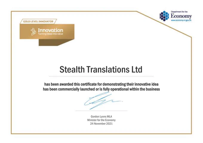 Innovation Award