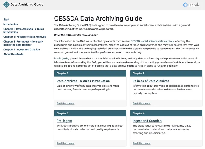 Discover the Data Archiving Guide (DAG) - a training event for new(ish) staff members 
