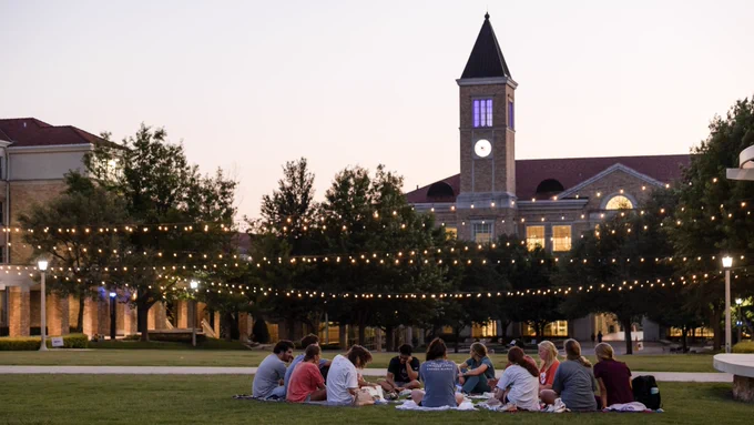Students in TCU's Community Commons