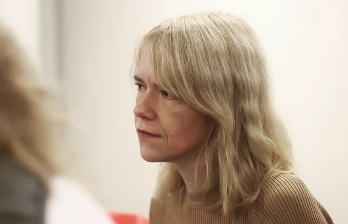 Ukrainian national and member of the Migration Team, Natalia Tsyhankova.