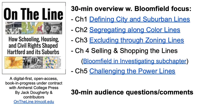 Overview of book-in-progress with Bloomfield focus
