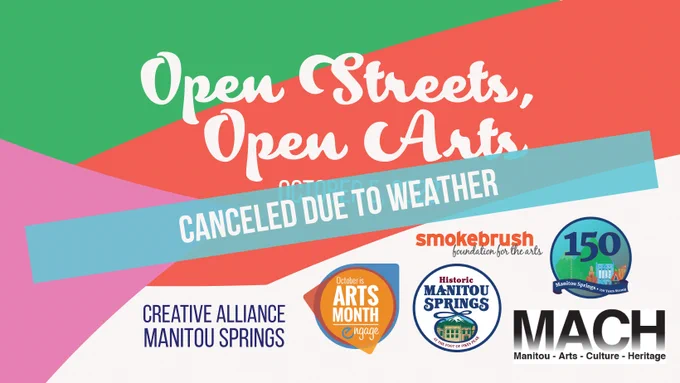 Rain cancellation for Open Streets, Open Arts Manitou Springs