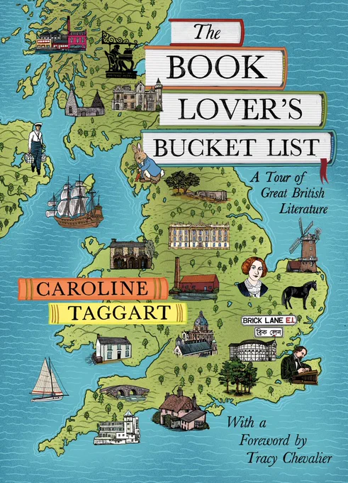 Book cover of Caroline Taggart's The Book Lover's Bucket List