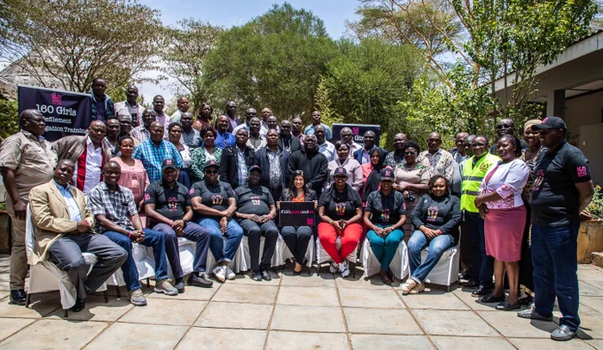Group picture of the most recent graduation ceremony of the National Police Service Officers trained in conducting defilement investigations.