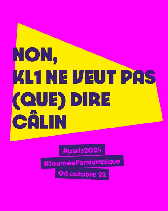 Non, KL1 ne veut pas (que) dire câlin