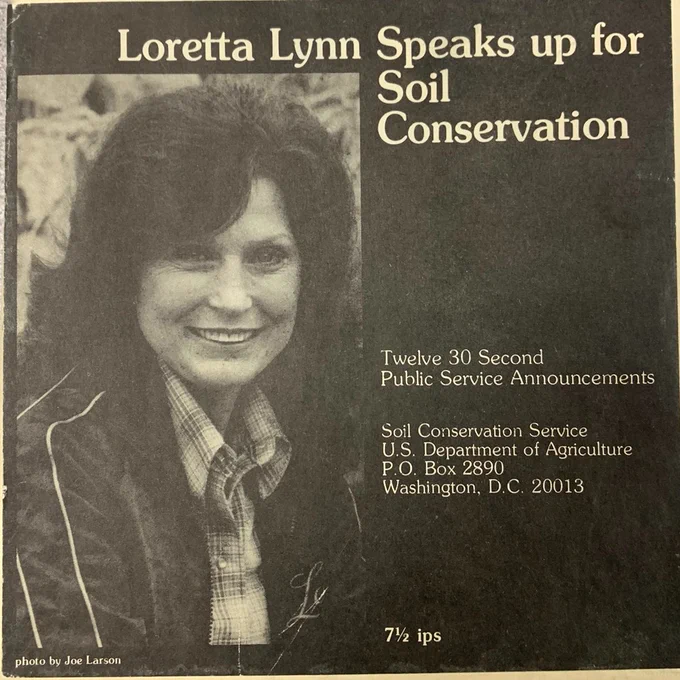 Album cover of Loretta Lynn Public Service Announcements from 1980.
