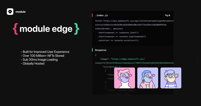 Module Edge - Get NFT Images with faster loading times than traditional means