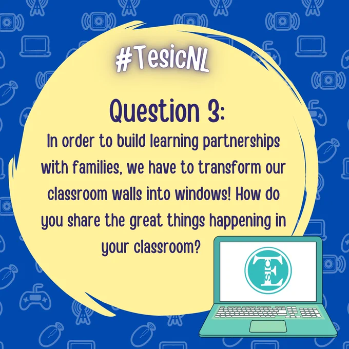 n order to build learning partnerships with families, we have to transform our classroom walls into windows! How do you share the great things happening in your classroom? #TesicNL
