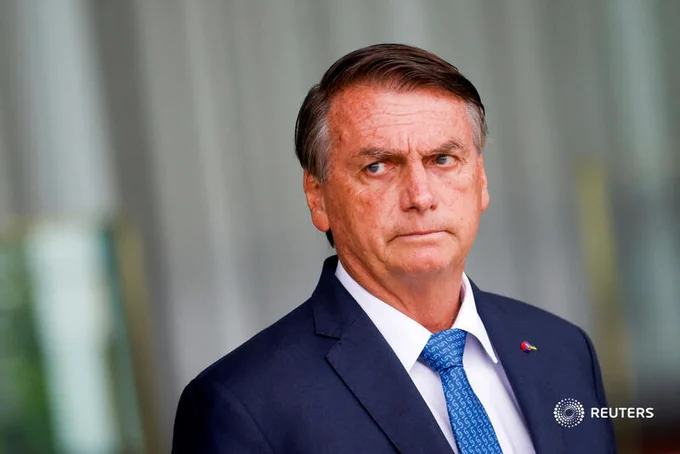 O presidente Jair Bolsonaro (PL) em Brasília em 4 de outubro de 2022.