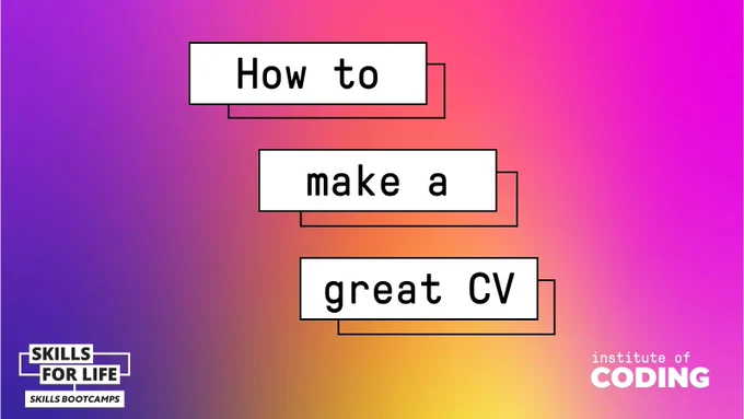 How to make a great CV