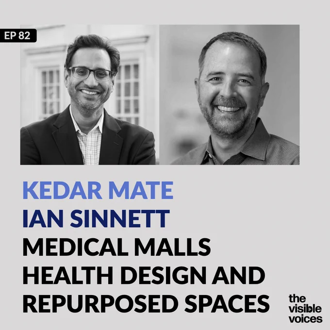 Visible Voices podcast Episode tile Kedar Mate and Ian Sinnett
