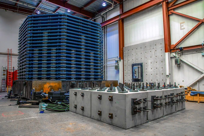 The Soil Box System, pictured during the assembly phase.