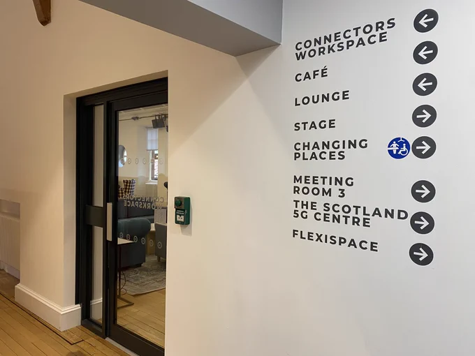 Hallway at the Criteon Campus