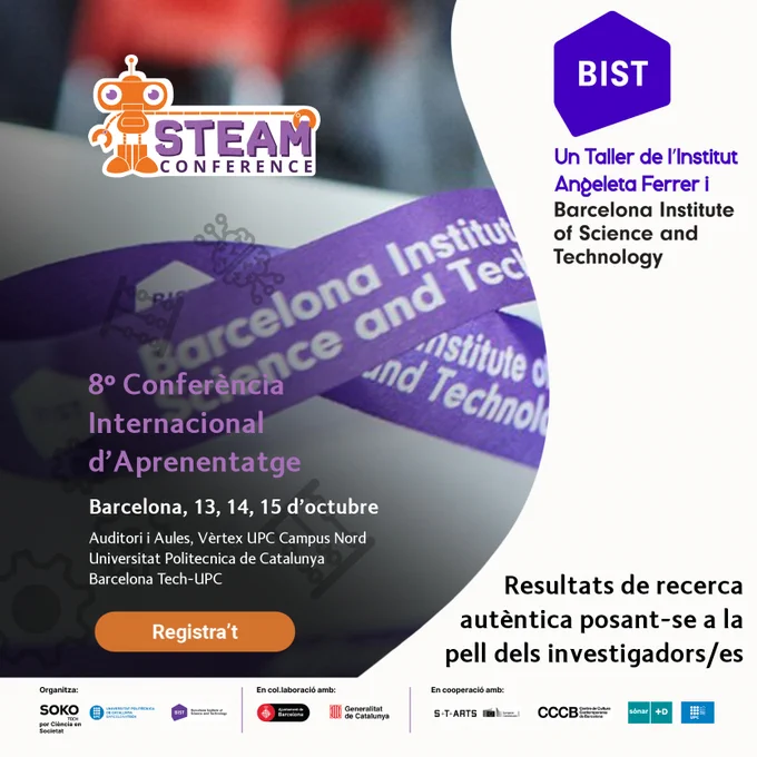 Taller del procés i resultats de l’ alumnat de 1r d'ESO fent recerca, frec a frec amb investigadors i investigadores del BIST
