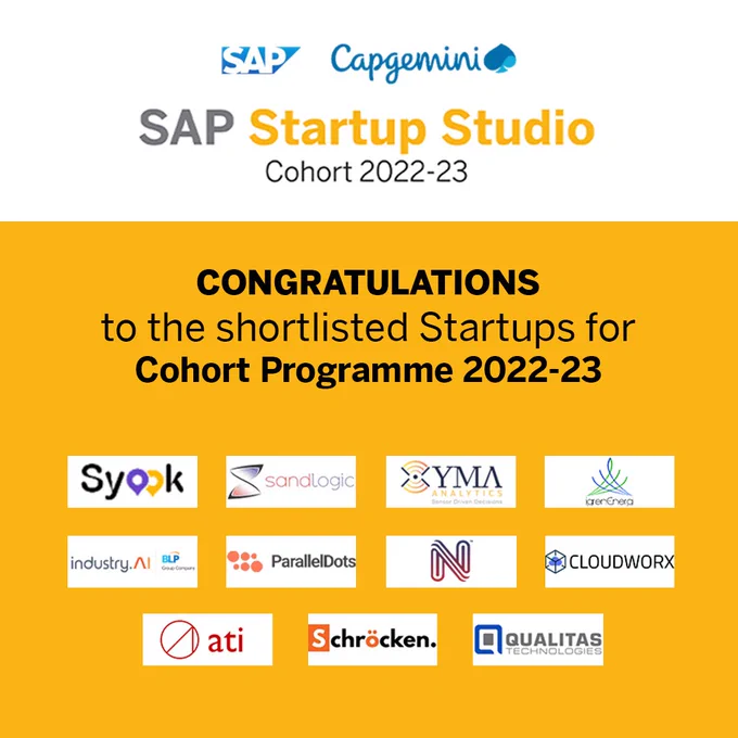 CApgemini SAP Labs Joint Cohort Programme Shortlist