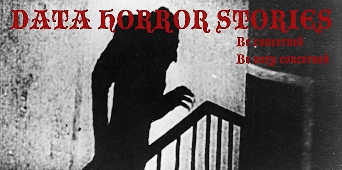 An image with the event's name in red text, featuring a silhouette of Dracula