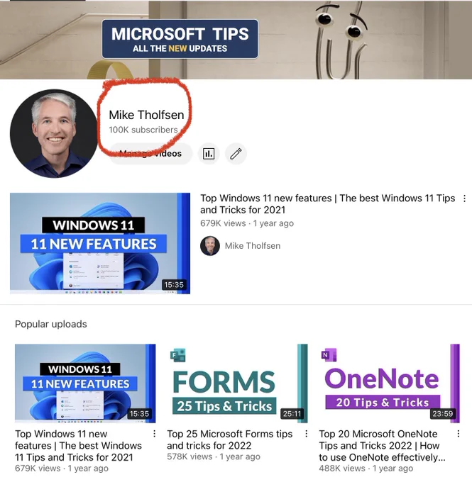 Picture of Mikes channel