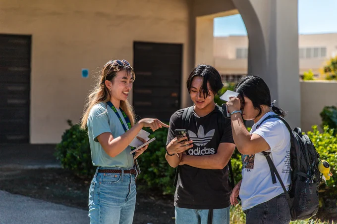 ASI BEAT Staff assisting students during event. 