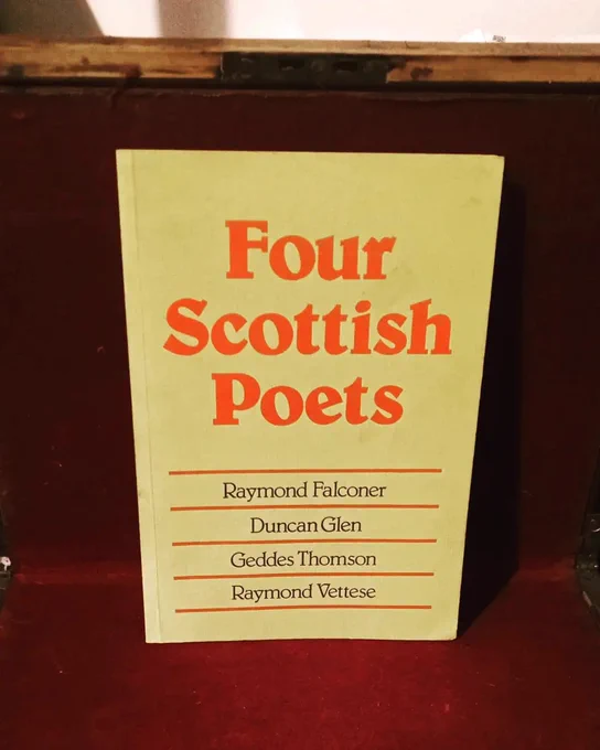 Image of book cover of "Four Scottish Poets".