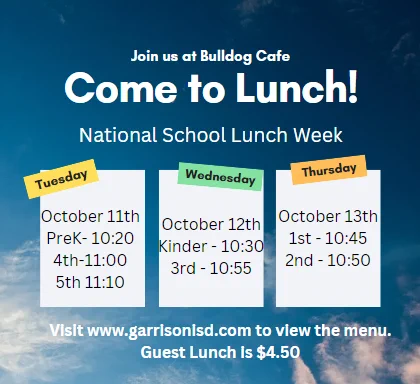 National School Lunch Week