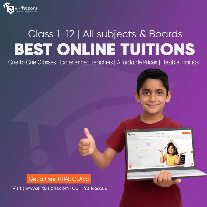 Best online tuition classes provided by e-tuitions
