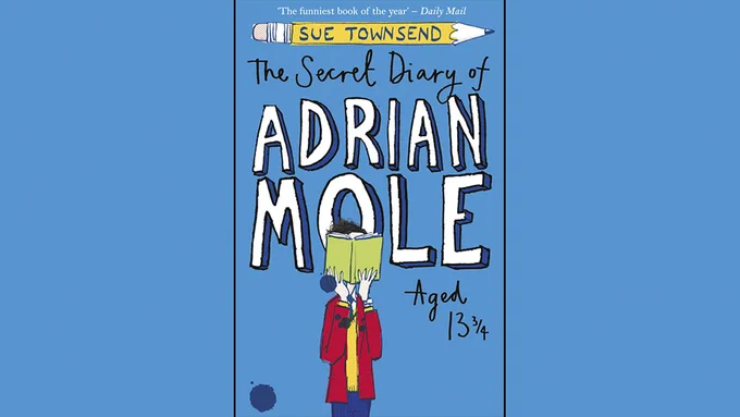 The front cover of The Secret Diary of Adrian Mole Aged 13 3/4