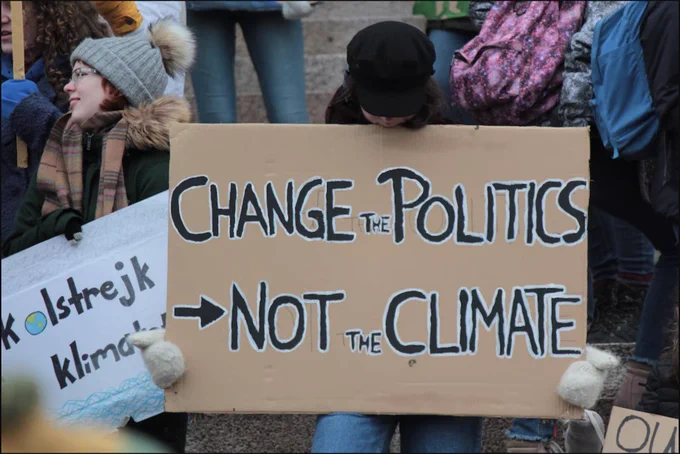 Change the politics, not the climate