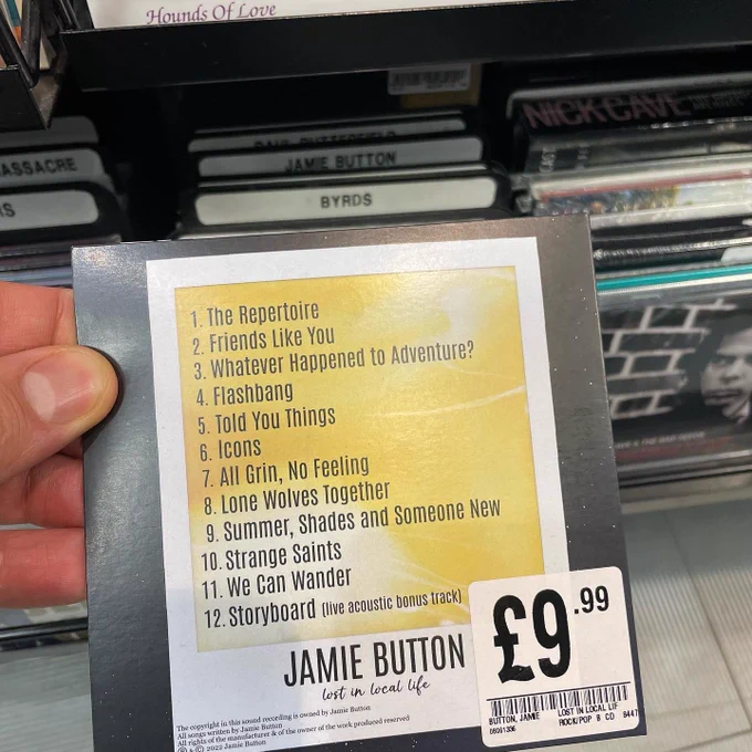Jamie button album in HMV