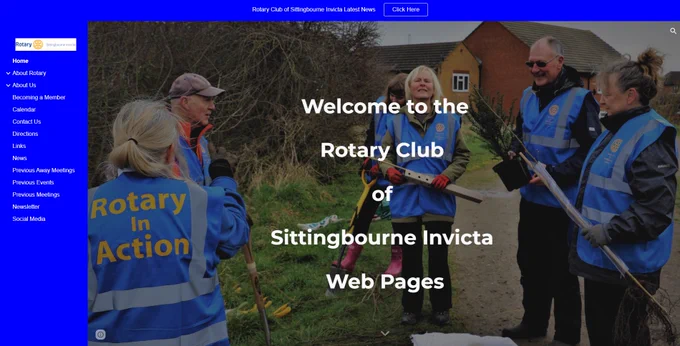 The Rotary Club of Sittingbourne has a new user friendly website, it can be found on the same domain name as the previous website which is invictarotary.org