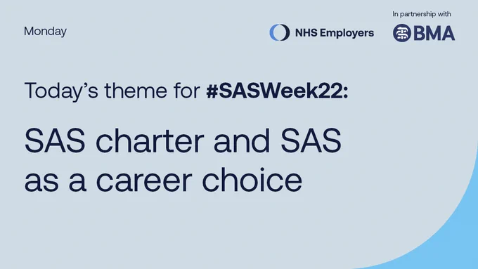 Image Today's theme for #SASWeek22: SAS charter and SAS as a career choice