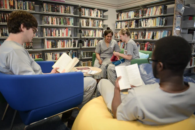 World Mental Health Day. Relax at the Library. 