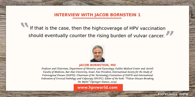 If that is the case, then the highcoverage of #HPV vaccination should eventually counter the rising burden of vulvar cancer