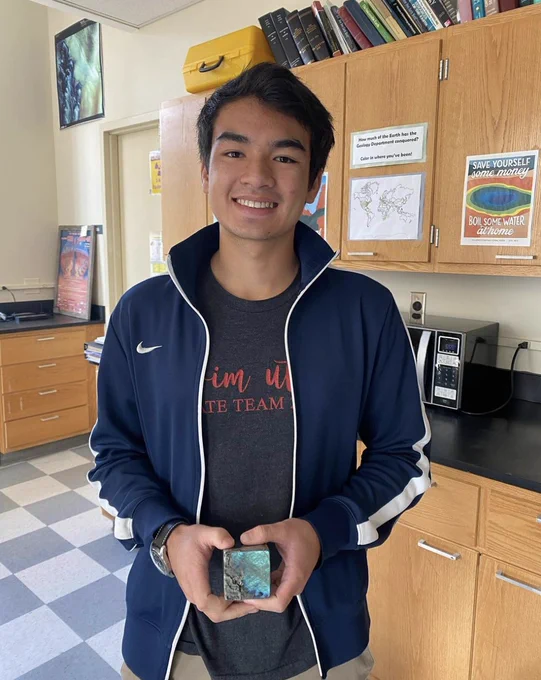 Congrats to our other winner, Tyler, for winning the Labradorite cube!!