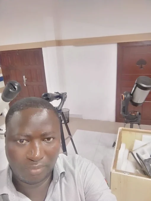 Telescopes set for PASEA summer school in Livingstone, Zambia. Ready for stargazing