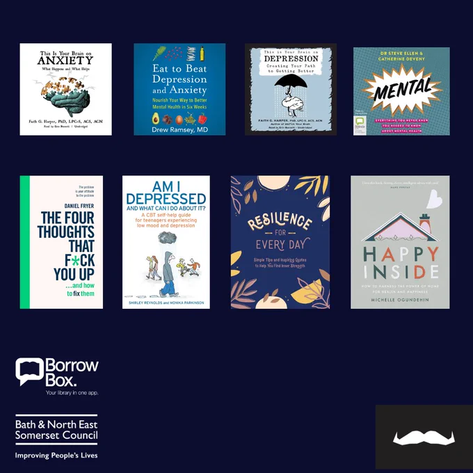 front covers of a range of health and wellbeing books