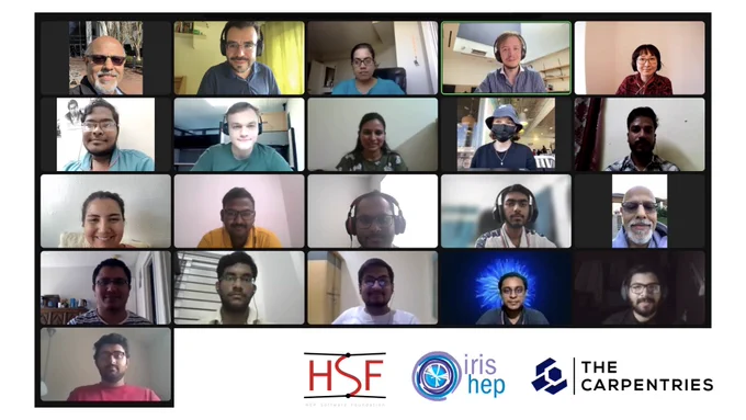 Screenshot of participants