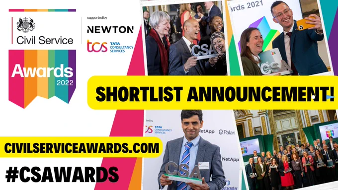 Images of previous Civil Service Award winners