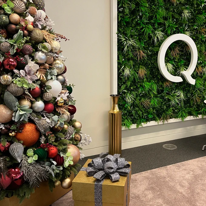 QVC guest room - ready for Christmas