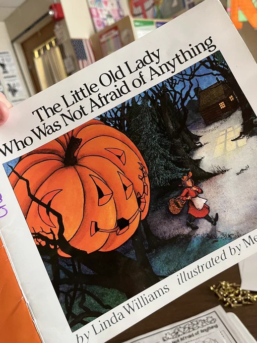 The Little Old Lady Who Was Not Afraid of Anything - picture of book cover 