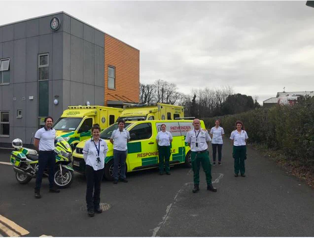 Members of the Pathfinder team at Beaumont Hospital where the service has been working for more than 2 years.